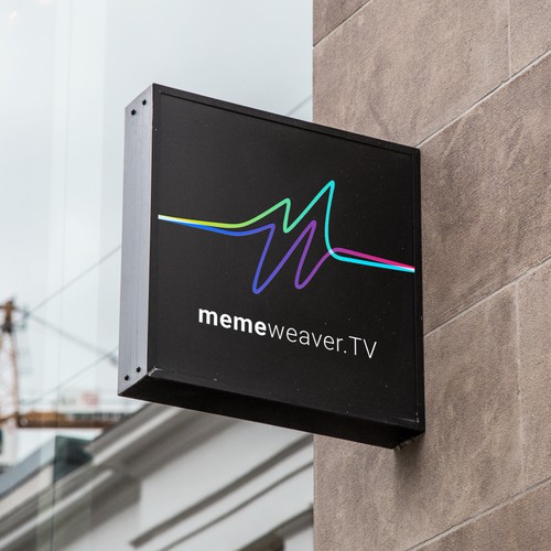Memeweaver.TV logo winning design