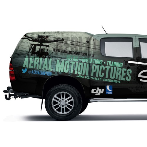 Grunge wrap for aerial motion pictures