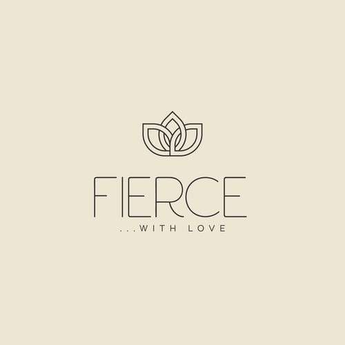 Conceito de logotipo bem feminino e simples