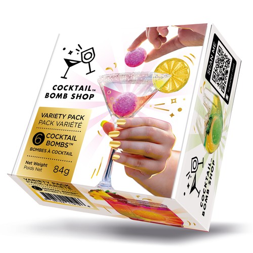 COCKTAILS BOMB SHOP Packaging