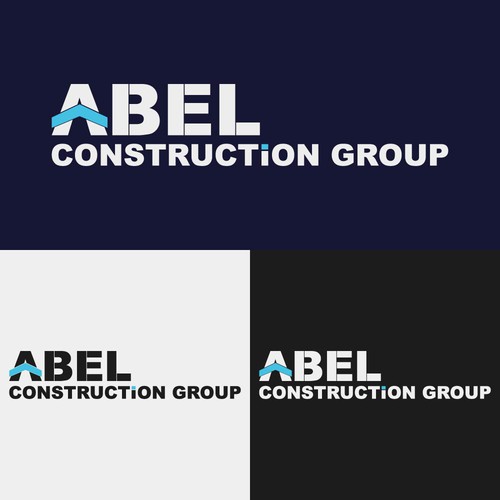 Concept logo for construction group