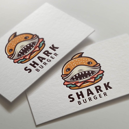 Shark Burger Logo 