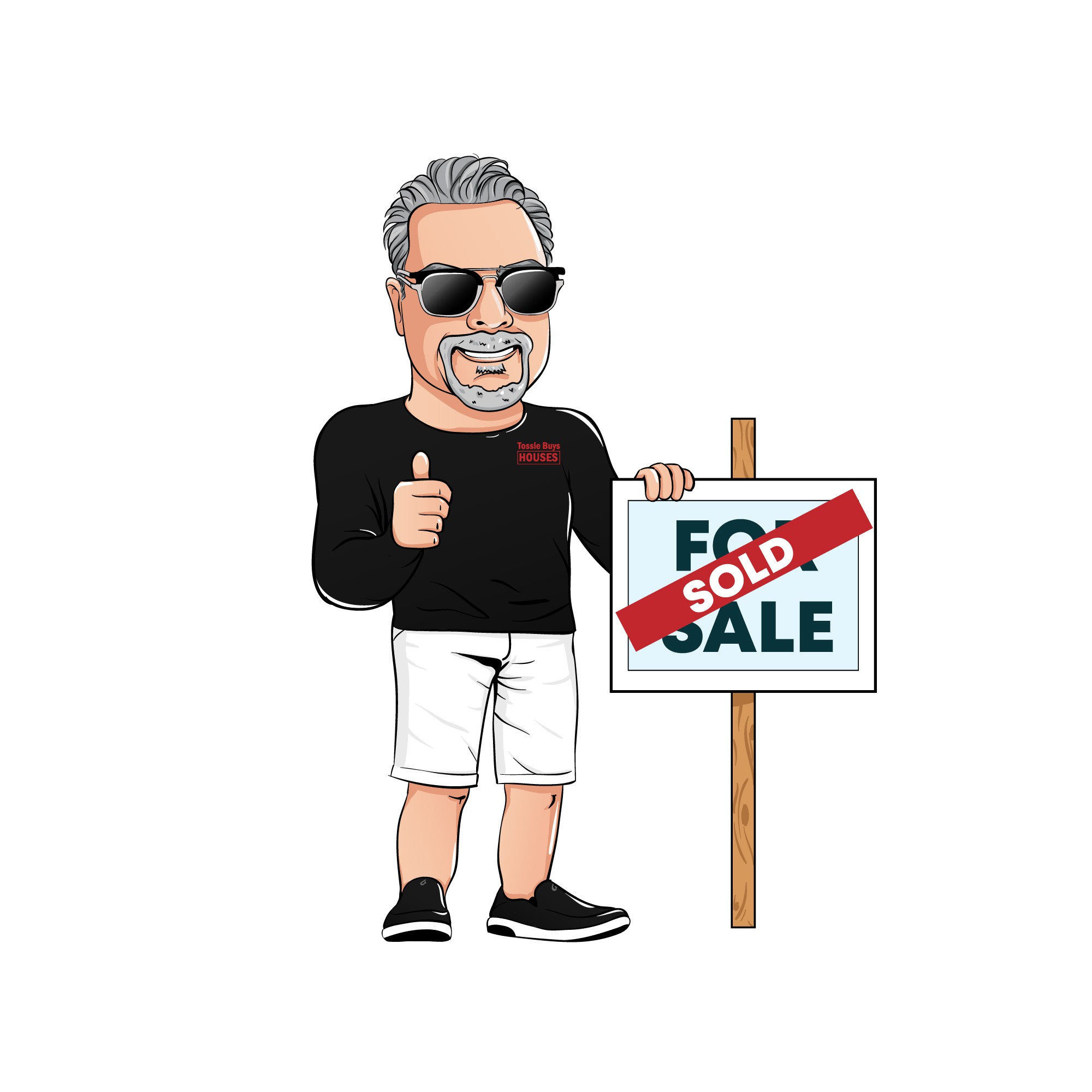 Need A Character Drawn Of Myself For Branding (Pic Attached)