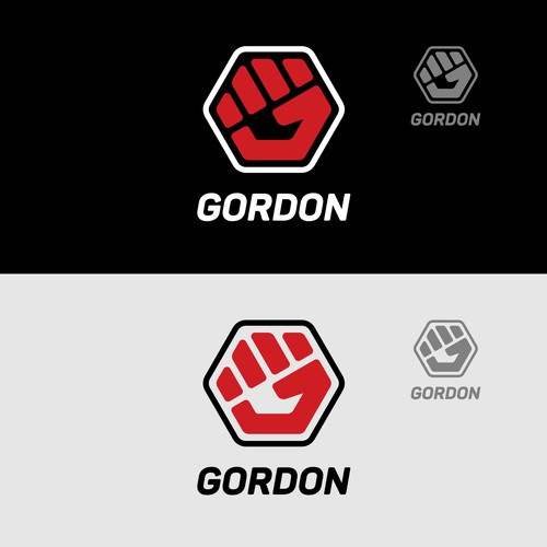Logo for the fighting club "Gordon"
