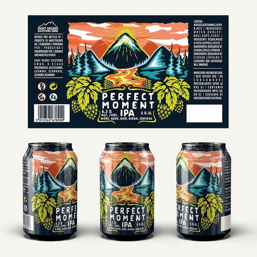 Craft beer label