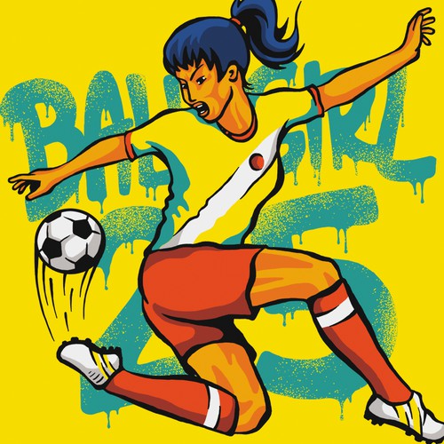 T-shirt Design for BallGirl