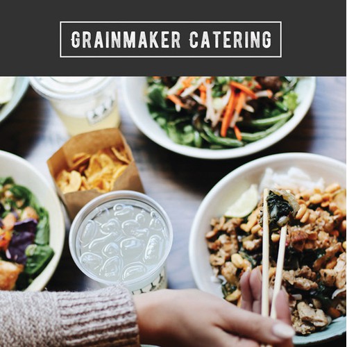 Catering Menu Design for GRAINMAKER, Boston