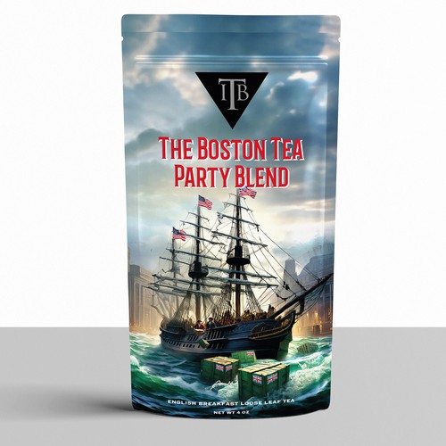 Packaging design for tea with a history