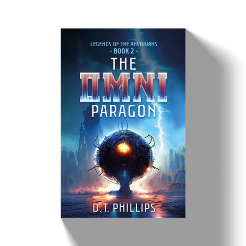 Book cover design for a Sci-Fi novel.