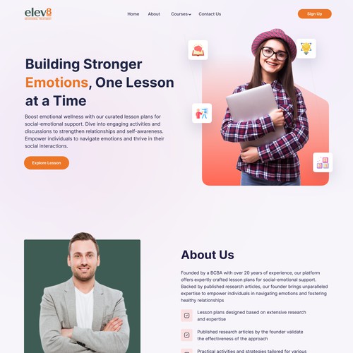 courses website design