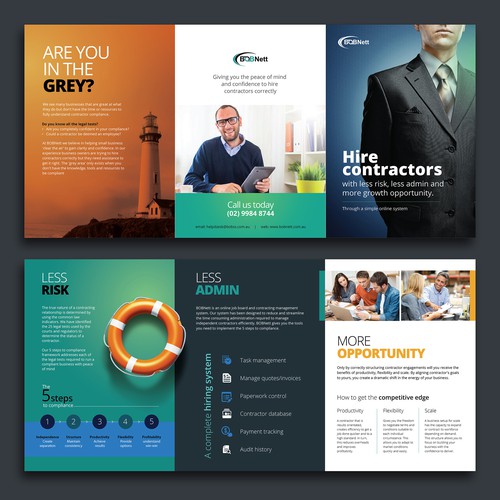 Professional eye-catching brochure