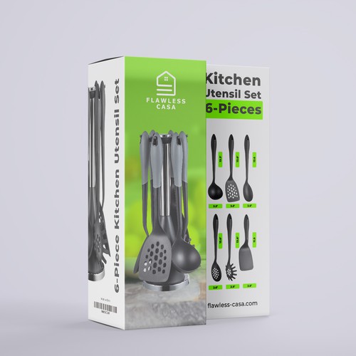 Kitchen Utensil Set Package Design