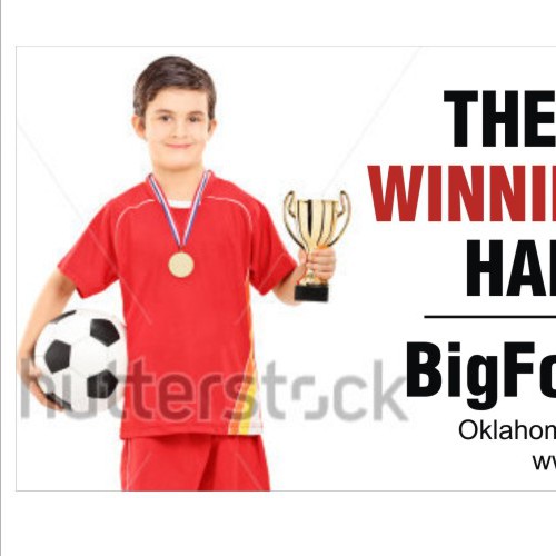 HAVE FUN CREATING A YOUTH SOCCER BILLBOARD THAT BLOWS DRIVERS AWAY!MORE WORK AWAITS.