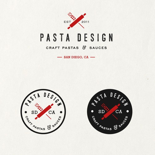 pasta design logo