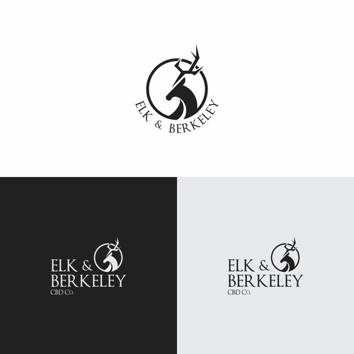 Flat logo concept for ELK & BERKELEY