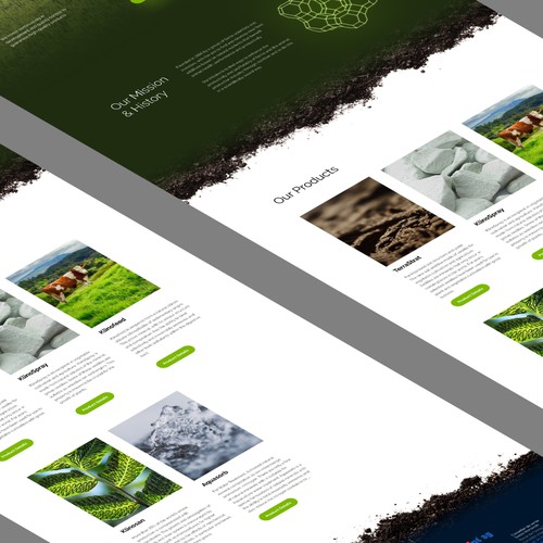 Website design for soil amender