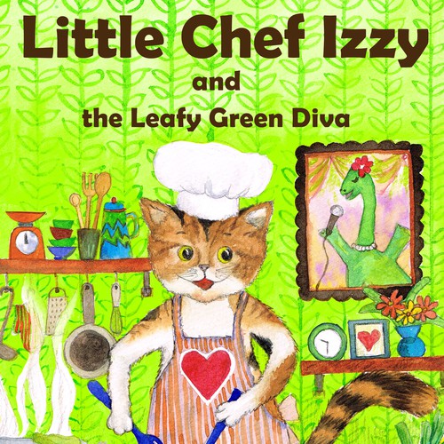Book Cover Design for Children, Little Chef Izzy