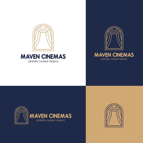 logo design for maven cinemas
