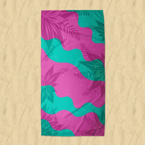 Beach towel design