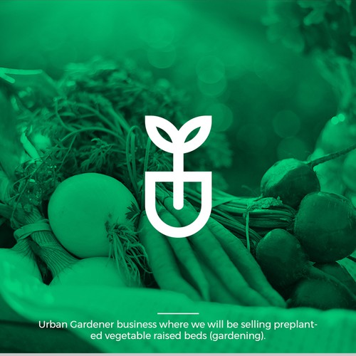 Urban Farmer / Gardener Logo design