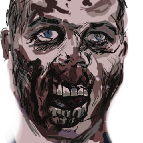 Vector Illustration for Zombie Survival Group
