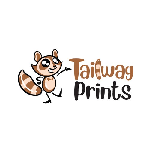 TAILWAG prints Logo design