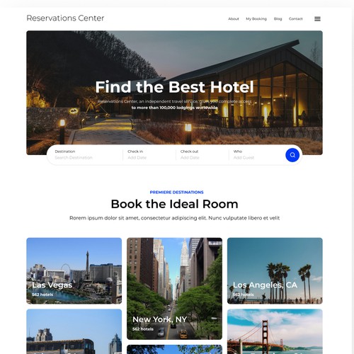 Hotel Booking Web Design