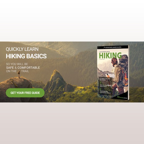Hiking Book - Banner Ad