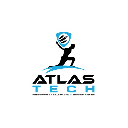 Atlas Tech logo design