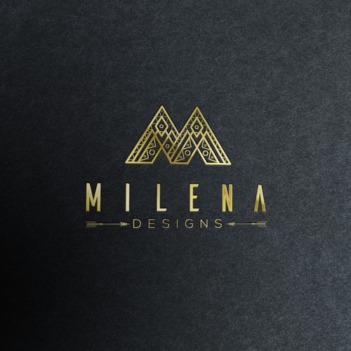 Logo Design for MILENA DESIGNS