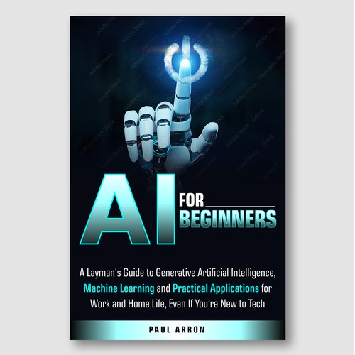 Tech Activation Cover – Robotic Touch & Digital Glow