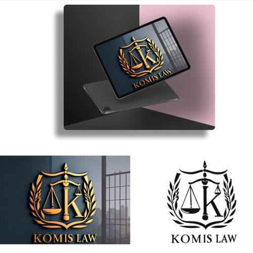 Law firm logo ,Designed by creativity and used latest technology .