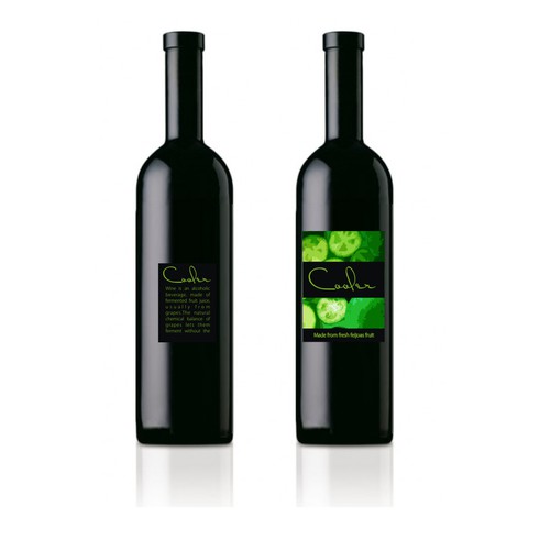 Wine Label For "Cooler" Wine