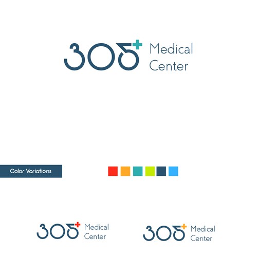 Logo for a medical center