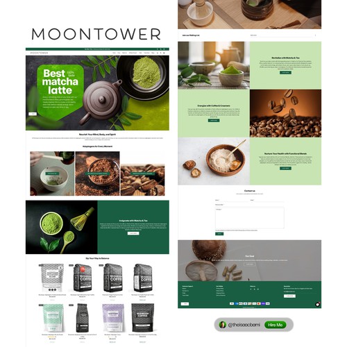 MOONTOWER Coffee website