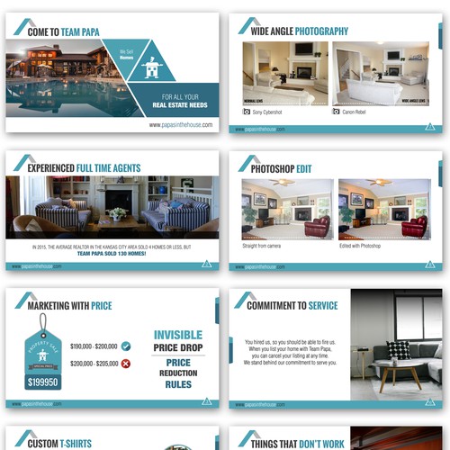 Powerpoint Design for a Real Estate Agency