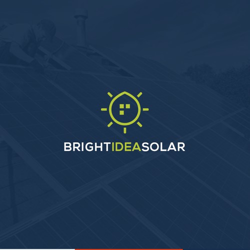 Modern logo for new UK solar installation company