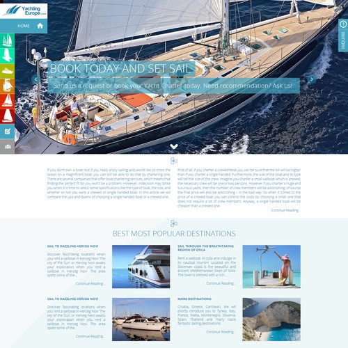 Yacht Booking Site