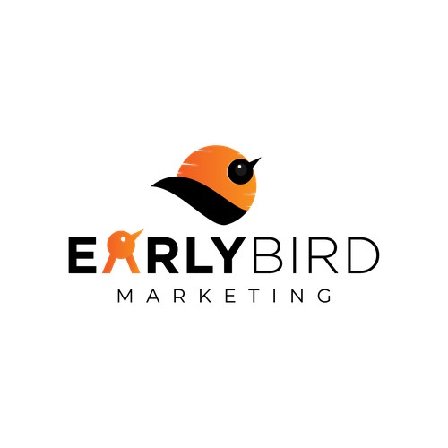 bold logo for Earlybird marketing firm