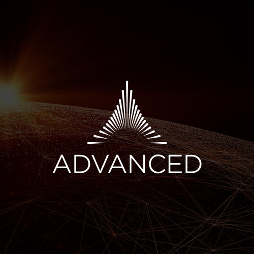 Letter A & Sun Logo Design