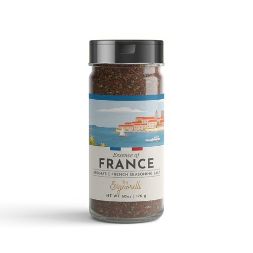 French Seasoning Salt Labelling