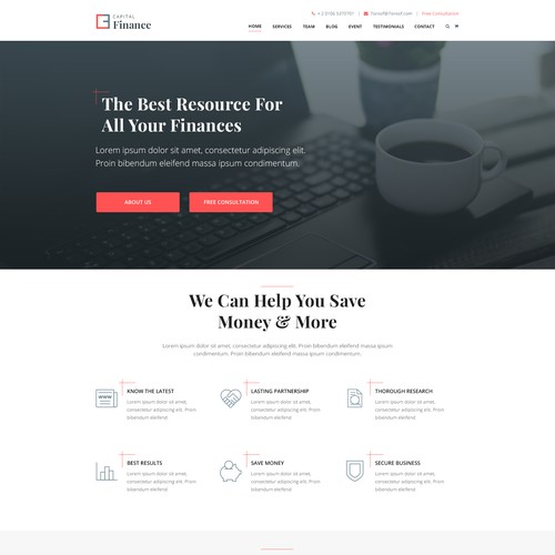 Website Template for AdvisorWebsites