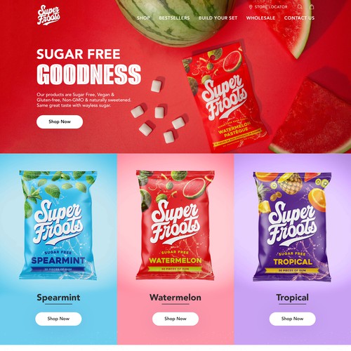 Cool and fun design for Superfroots
