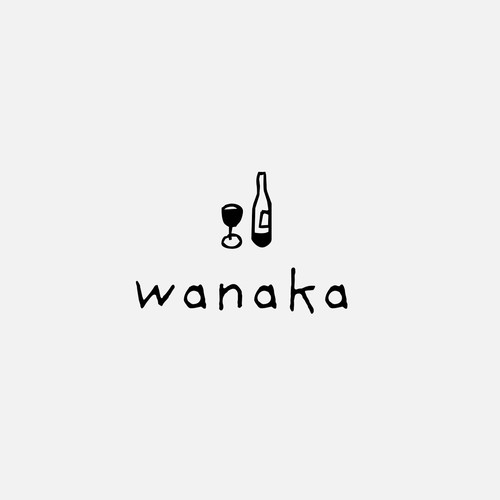 Pleasant Logo for Young Wine Brand