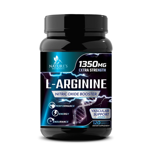 Powerful L-Arginine Capsules Design for Nature's Nutrition