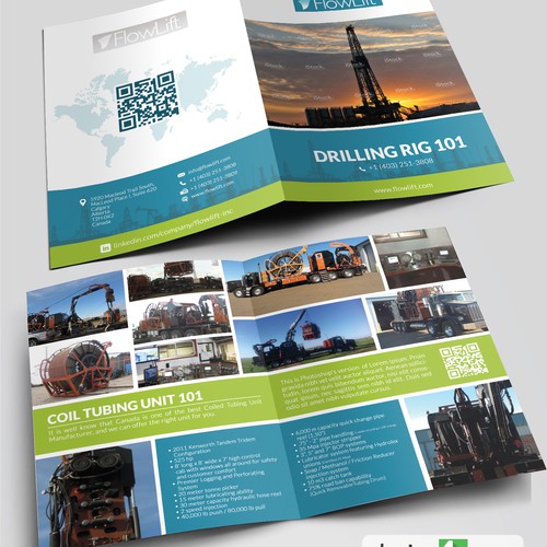 Creative, BOLD brochure for Oil Equipment Company