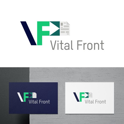 "Vital Front" logotype