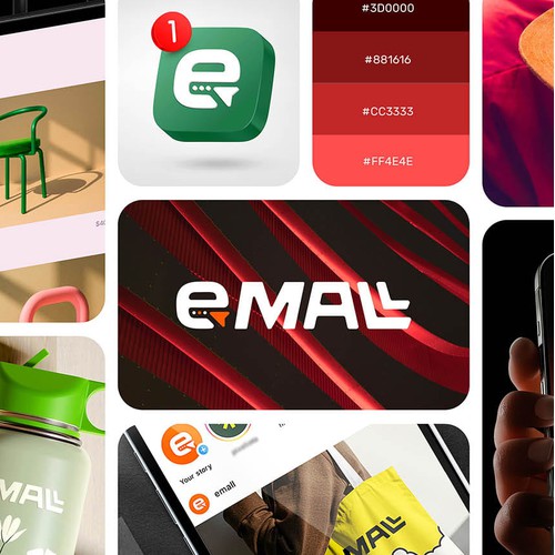 eMall Logo Mark And Brand Kit Design