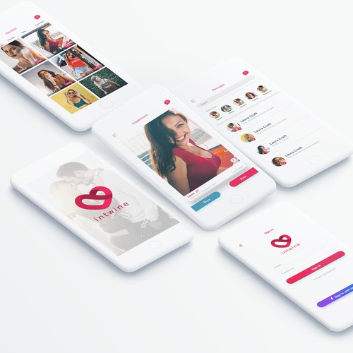 Dating app design concept