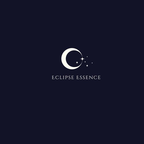 Moon eclipse inspired logotype for natural body-cleansing products